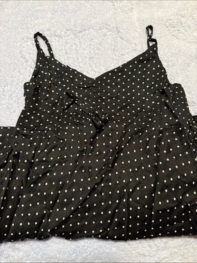 wild fable Black Polka Dot Maxi Dress